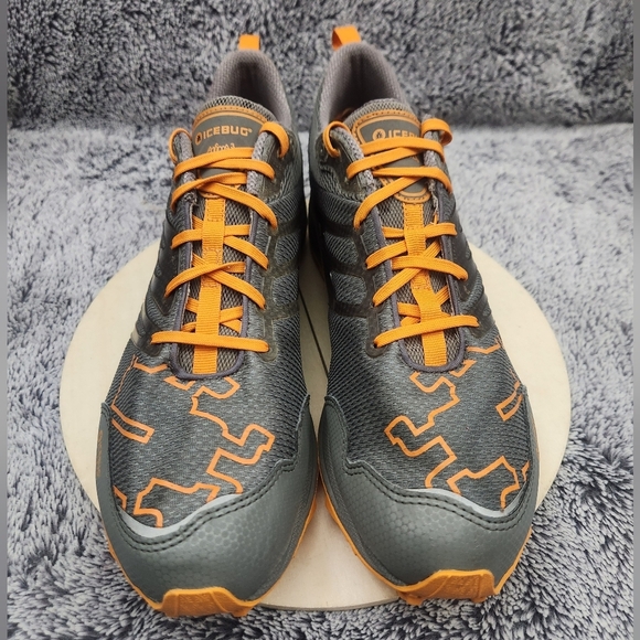 Icebug Anima3 RB9X Grey Orange Running Shoe Men's Size 12 - Picture 3 of 9